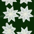 Rare Stars Pearl Ornaments Set Plastic Canvas Needlepoint Kit
