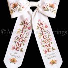 DOOR PERSONAL WELCOME BOWTIE CROSS STITCH BOW KIT SUITABLE FOR BEGINNERS
