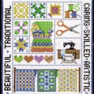 RARE CHANDLER FAMILIES ARE LIKE QUILTS COUNTED CROSS STITCH KIT