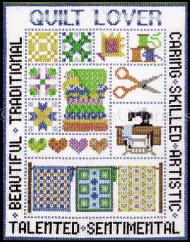 RARE CHANDLER FAMILIES ARE LIKE QUILTS COUNTED CROSS STITCH KIT