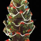 RARE MINIATURE CHRISTMAS TREE WITH SKIRT AND PACKAGES NEEDLE CRAFT KIT