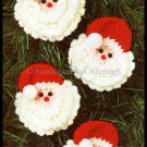 Mary Maxim Crochet Santa Ornaments Kit Set of Twelve