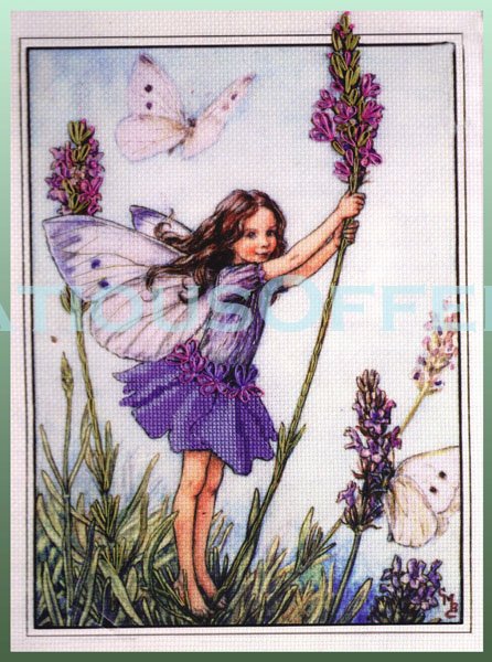 RARE CECILY MARY BARKER FLOWER FAIRIES EMBELLISHED CROSS STITCH KIT ...