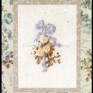 ANNA GRIFFIN SILK RIBBON WHITE ROSES SILK RIBBON CREWEL EMBROIDERY KIT
