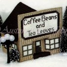 MUSICAL CHRISTMAS VILLAGE COFFEE AND TEA SHOP NEEDLEPOINT KIT
