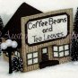 MUSICAL CHRISTMAS VILLAGE COFFEE AND TEA SHOP NEEDLEPOINT KIT