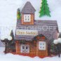 MAXIM MUSICAL VILLAGE TRAIN STATION PLASTIC CANVAS NEEDLEPOINT KIT