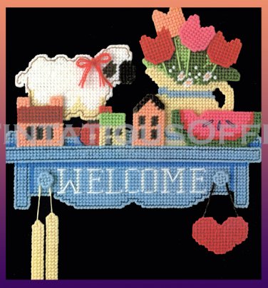 RARE SHELLABEAR SHELF COUNTRY WELCOME PLASTICPOINT KIT