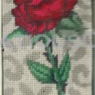 PETERSON STITCH ZIP EYEGLASS PHONE CASE NEEDLEPOINT KIT SINGLE RED ROSE