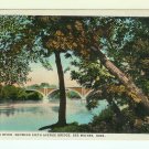 Des Moines IA Iowa Sixth Street Bridge 1923 postcard