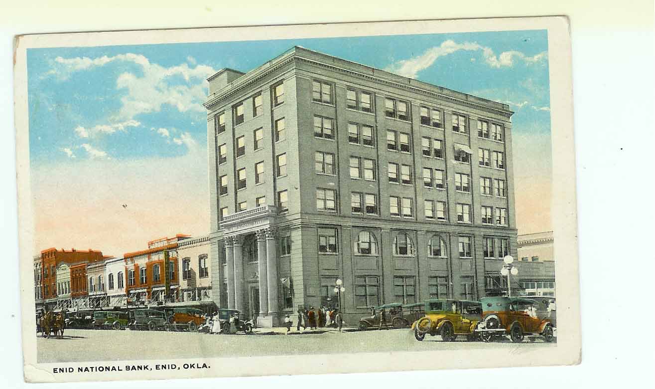 Bank national first oklahoma banks mid century modern 1903 built