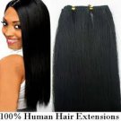 14" Inch Human Hair Weave/Weft #1B