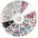5 Nail Art Rhinestone Wheel