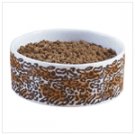 New! Leopard Print Dog Bowl37107