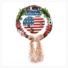 "GOD BLESS AMERICA'' WREATH 32345