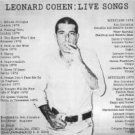 leonard cohen ; live songs / kc31724