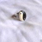Trendy Ying Yang Fashion Ring Size Adjustable
