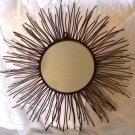 New Seventh Sense Rustic Wrought Iron Artsy Wall Mirror