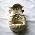 Vintage Antique Ceramic Off-White Wall Sconce Estate Find