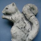 Artistic Stone Squirrel Figurine, Hand-made, One Of A Kind