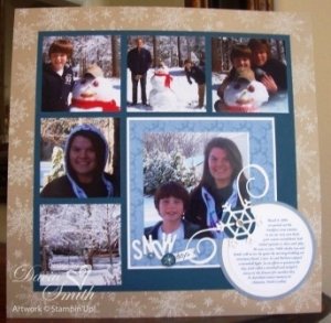 November Scrapbook Template