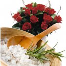 Rose Scented Bath Salt Crystals - 2 lbs
