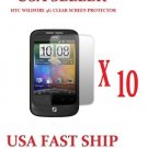 10 HTC Wildfire G8 Clear Screen Protector Cover LCD