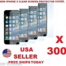 Wholesale Lot Screen Protector 300 units Clear LCD Cover Iphone 5 US SELLER