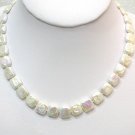 11mm Genuine White Freshwater Pearl Coin Necklace