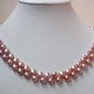 Genuine Purple Freshwater Pearls Necklace