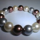 Colorful Seashell Pearl Bracelet