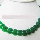 Coin Shaped Green Jade Necklace
