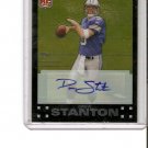Drew Stanton 2007 Topps Chrome auto