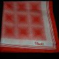 Vintage Paoli Red & White Polka Dot Scarf