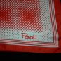 Vintage Paoli Red & White Polka Dot Scarf
