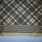 Vintage Echo Black Palid on Gold Silk Oblong Scarf