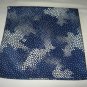 Vintage Navy and White Polka Dot Square Scarf