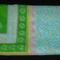Vintage Floral Abstract Print Scarf with Daisys Small Square
