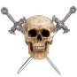 Skull with Two Metal Swords