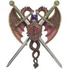 Dual Dragon Sword Plaque