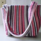 Striped Flannel Handbag