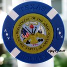 MILITARY ARMY POKER CHIP FRIDGE MAGNET STRONG!