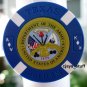 MILITARY ARMY POKER CHIP FRIDGE MAGNET STRONG!