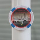 FERRARI TESTAROSA EXOTIC CARS $1 POKER CHIP FRIDGE MAGNET STRONG!