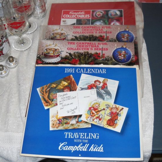 LOT 4 Campbell Kids Collector Calendars CAMPBELLS SOUP