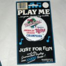 MN TWINS AL Baseball 1987 World Series Pinback Pin