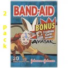 Band Aid, Avatar The Last Airbender, 20 Sterile Assorted Sizes, (Pack of 2) + BONUS Trading Card Ins