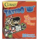 Curad Band Aid Kids, Tattoo U, 30 Assorted Bandages CURA913003