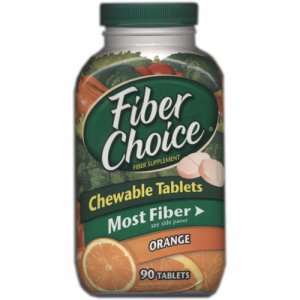 Fiber Choice, Chewable Tablets, Most Fiber, Orange 90 Tablets FIBE005369