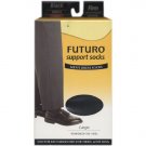 Futuro Support Your Active Life, Support Socks, Men's Dress Socks, Large, Black, Firm 20-30 mm/Hg Co